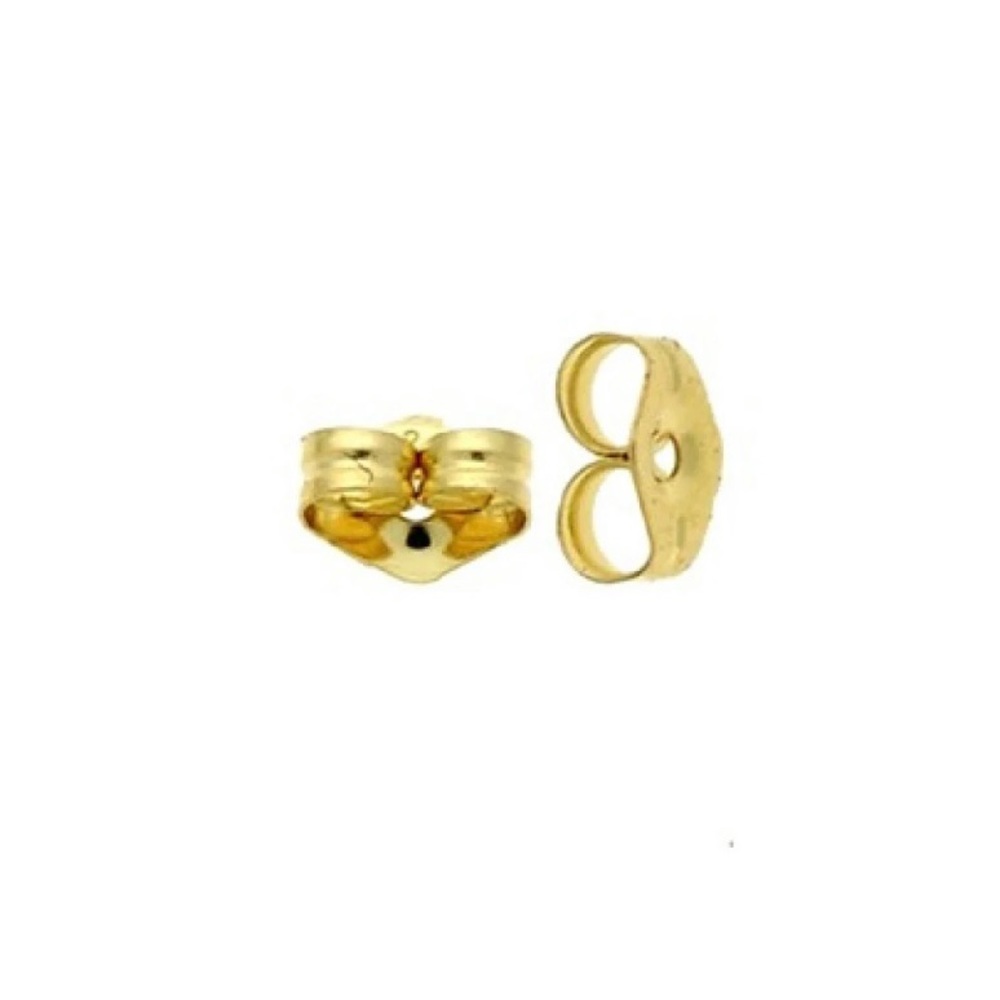 20 pack 14k gold filled stud earring backs, ear nut friction butterfly backings